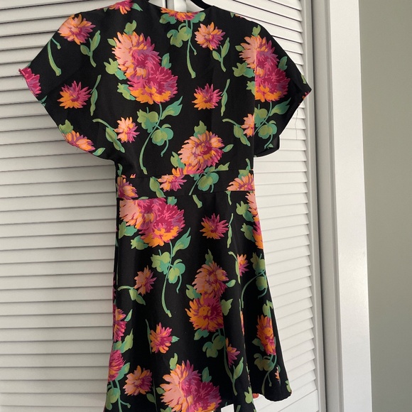 Zara TRF Floral Mini Dress- Size XS - Picture 4 of 4